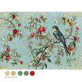 THE VELVET NEST | Decoupage Decor Tissue Paper for Furniture | 23.4x33.1 | Redesign with Prima | birds on robins blue background Redesign with Prima