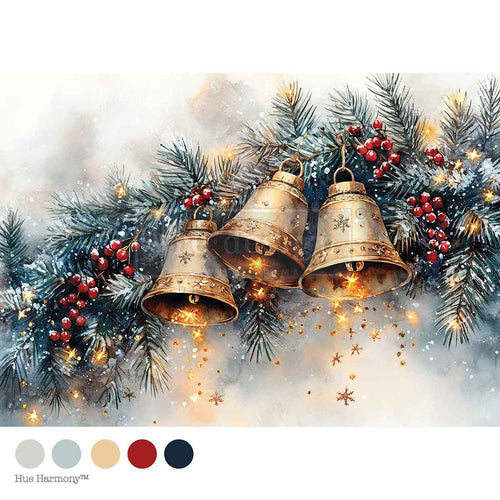 BELLE of the SEASON | Decoupage Decor Tissue Paper for Furniture | 1 sheet, 8.27x11.69 | Redesign with Prima Redesign with Prima