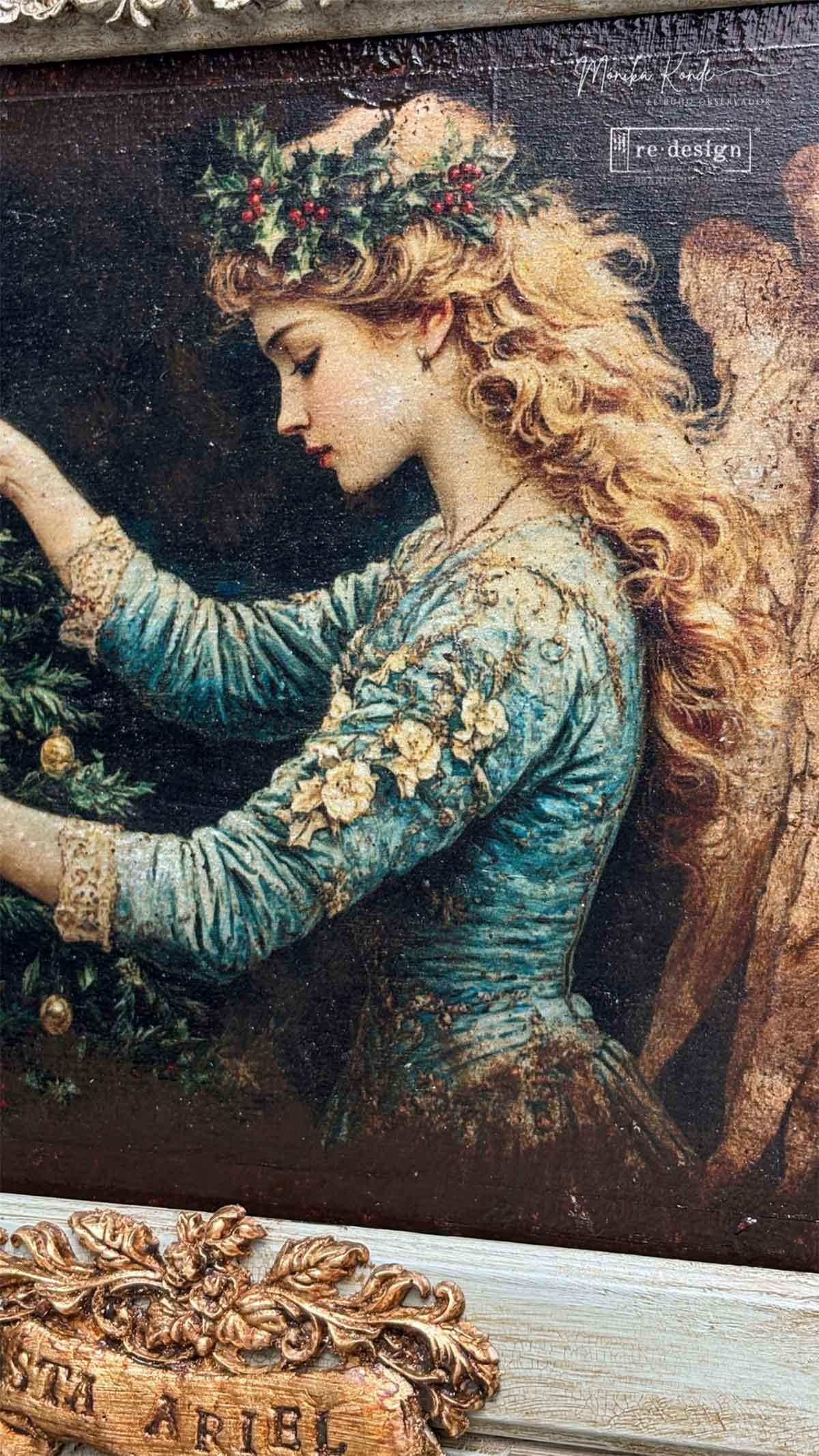 MERRY & MAJESTIC | Decoupage Decor Tissue Paper for Furniture | 1 sheet, 8.27x11.69 | Redesign with Prima