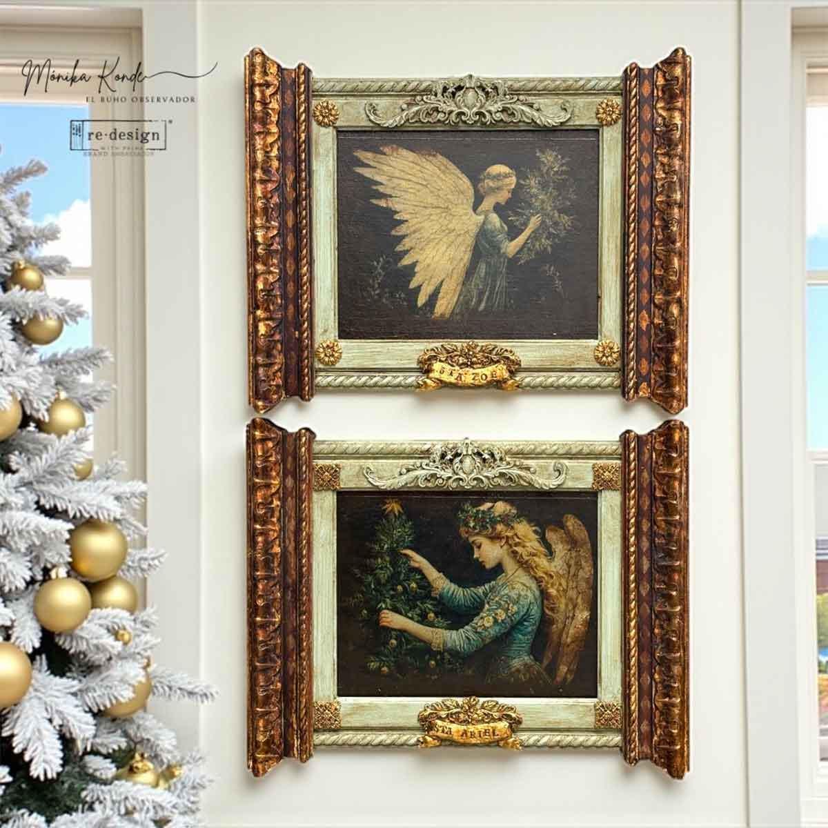 MERRY & MAJESTIC | Decoupage Decor Tissue Paper for Furniture | 1 sheet, 8.27x11.69 | Redesign with Prima