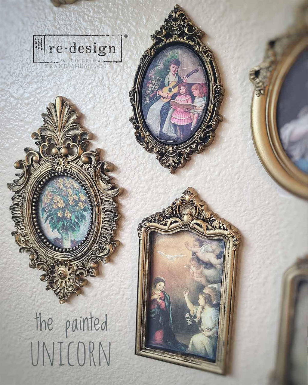 FLORAL AMBIANCE | Decoupage Decor Tissue Paper for Furniture | 1 sheet, 8.3x11.7 | Redesign with Prima