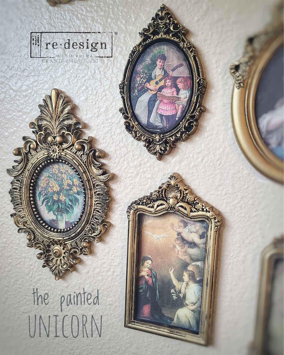 FLORAL AMBIANCE | Decoupage Decor Tissue Paper for Furniture | 1 sheet, 8.3x11.7 | Redesign with Prima