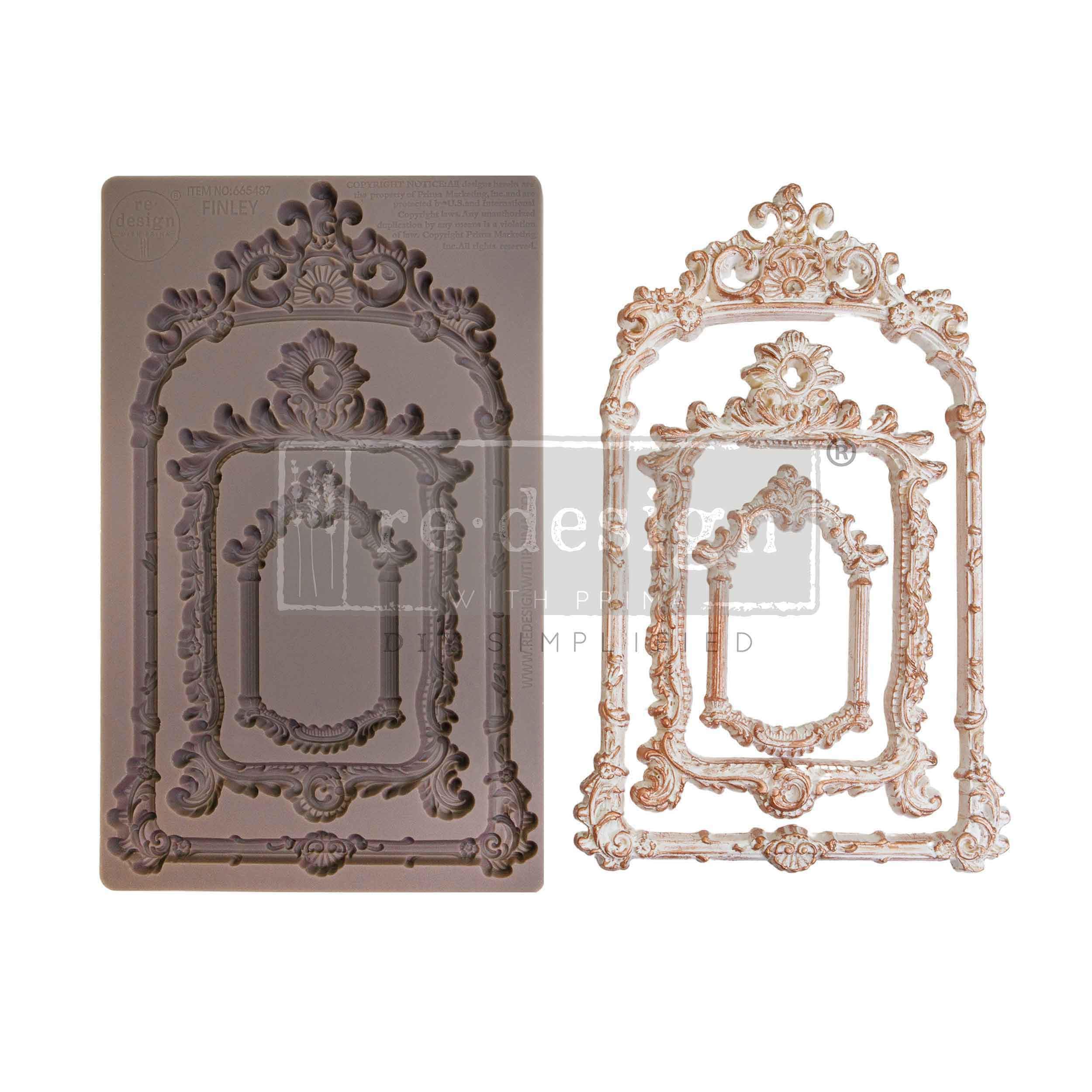 Finley | 5"x8" | Decor Moulds for Crafts | Redesign with Prima