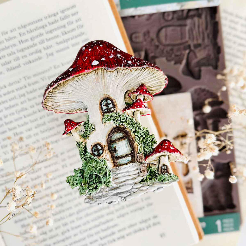 Fairyland Fungi | 5"x8" | Decor Moulds for Crafts | Redesign with Prima