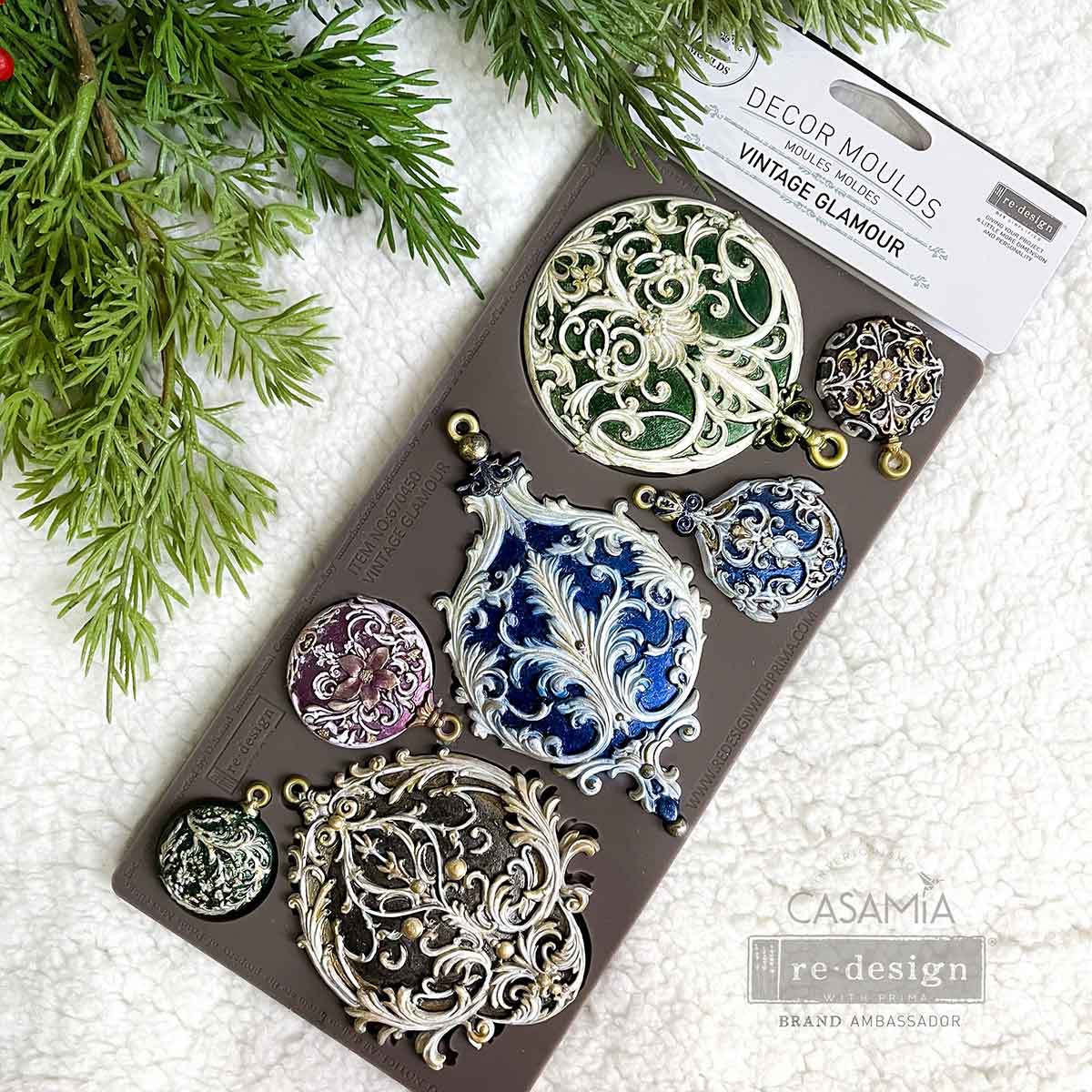 Vintage Glamour - Resin Mould 5"x10"