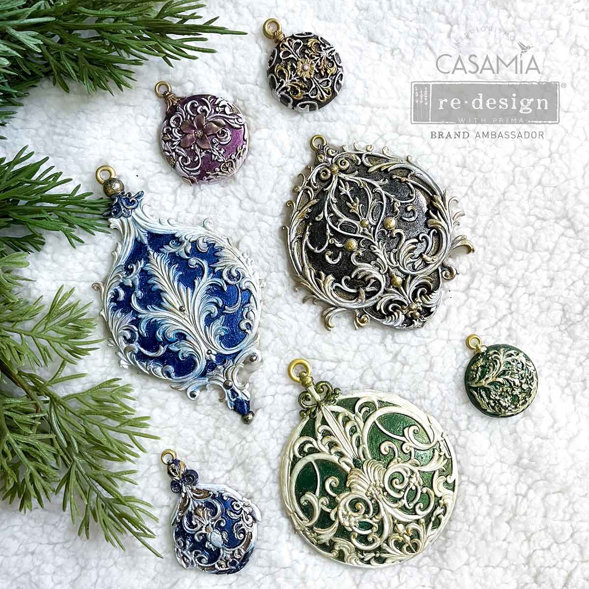 Vintage Glamour - Resin Mould 5"x10"