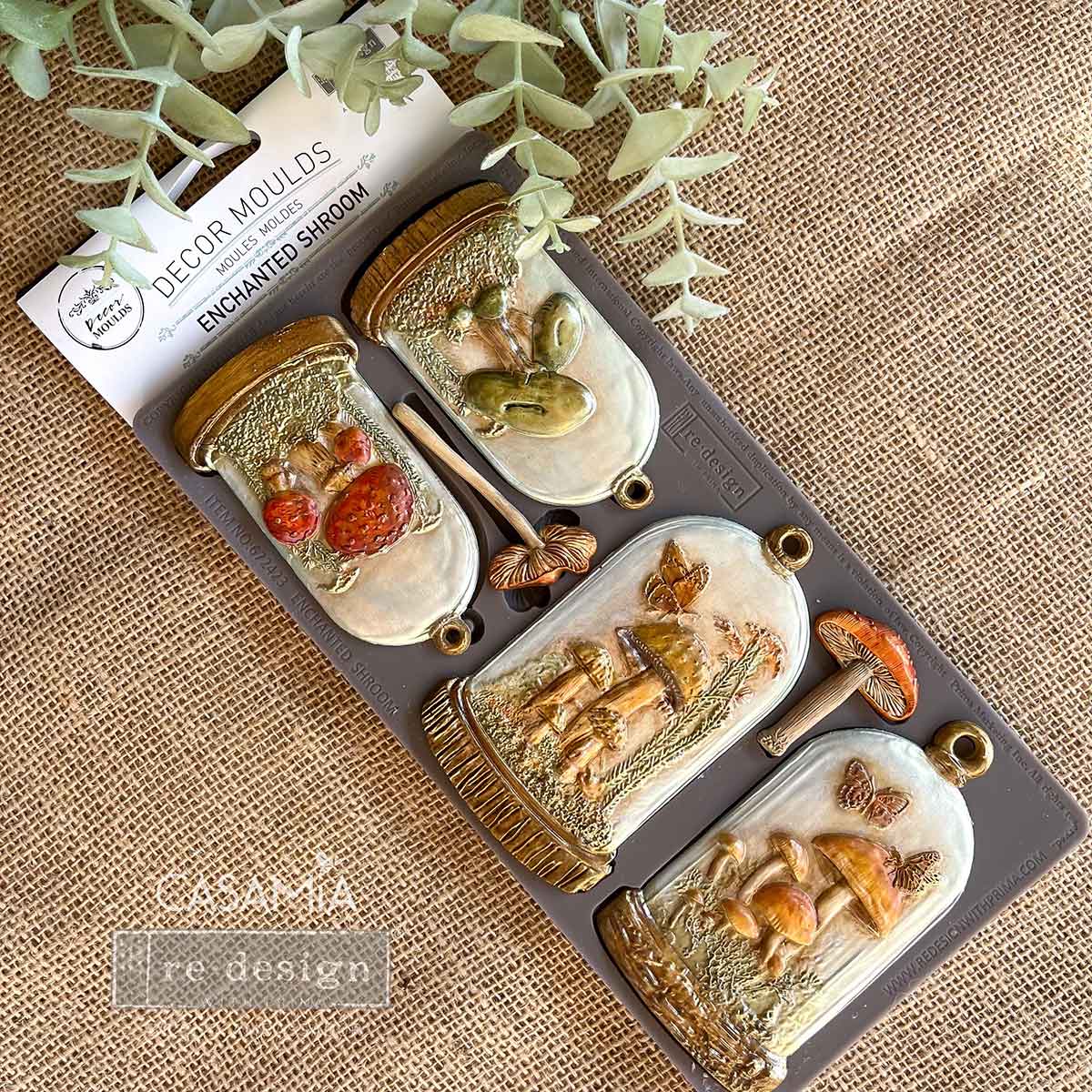 Enchanted Shroom | Décor Mould – 1 Piece, 5" x 10" x 8mm | ReDesign with Prima