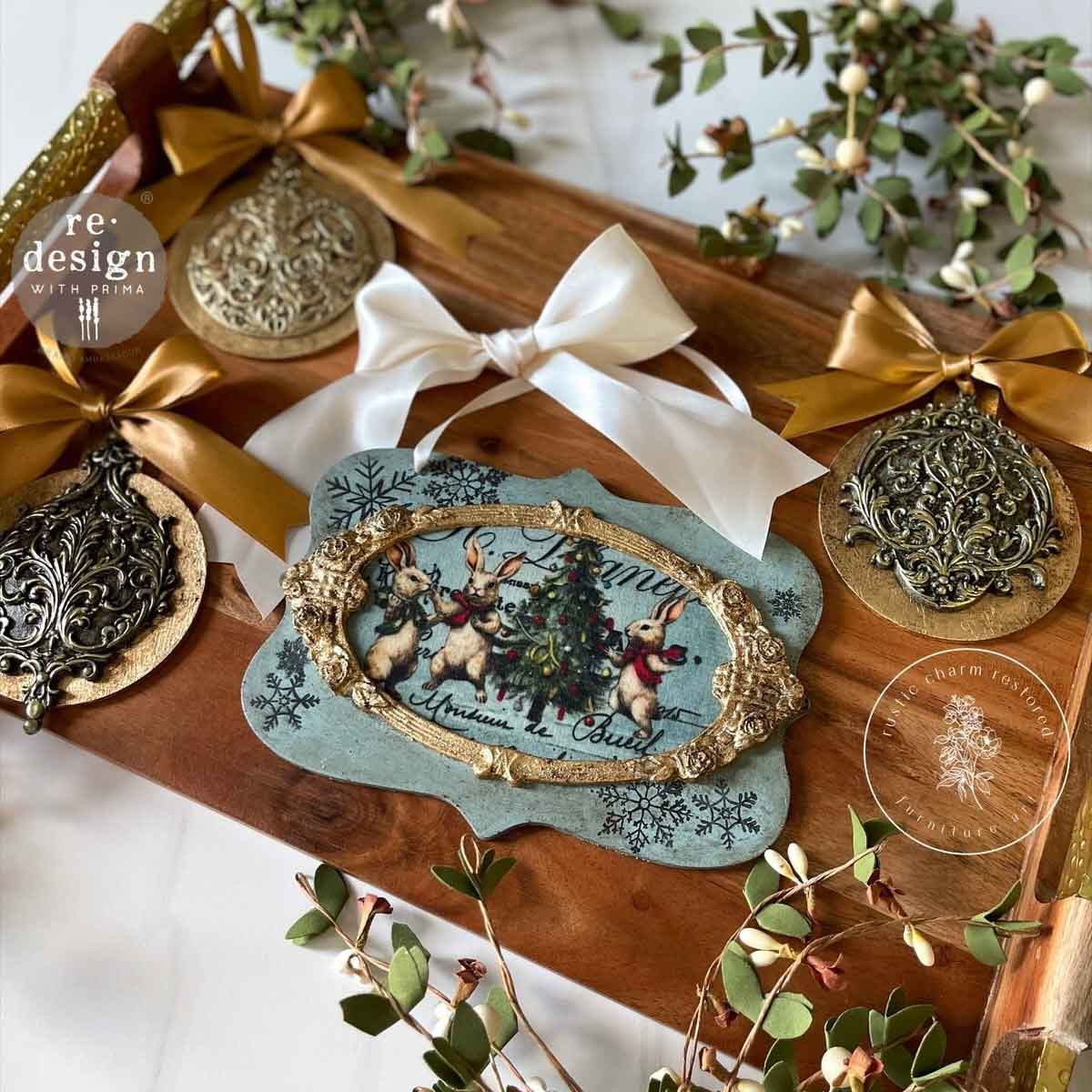 Vintage Glamour - Resin Mould 5"x10"