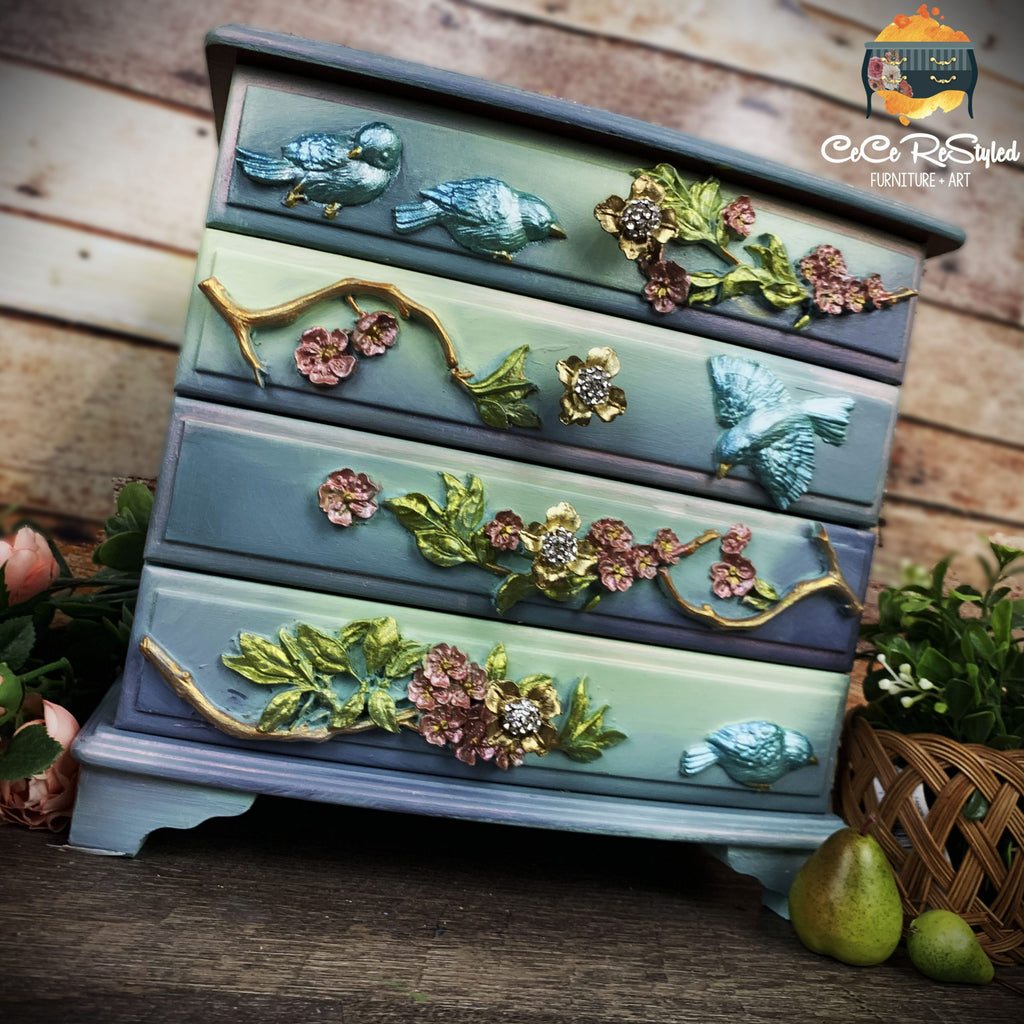 Salon De Le Belle Epoque | 6"x6" | Decor Moulds for Crafts | Redesign with Prima