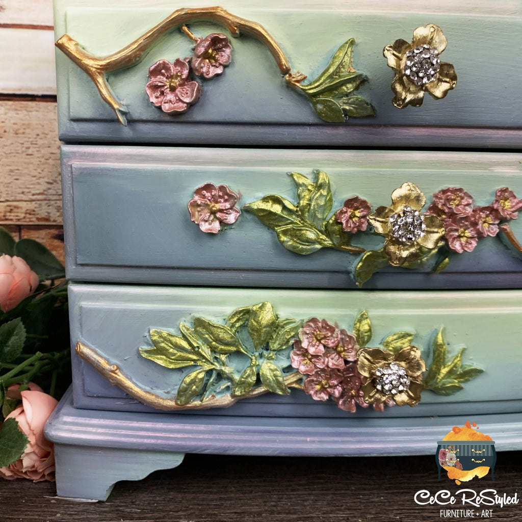 Salon De Le Belle Epoque | 6"x6" | Decor Moulds for Crafts | Redesign with Prima