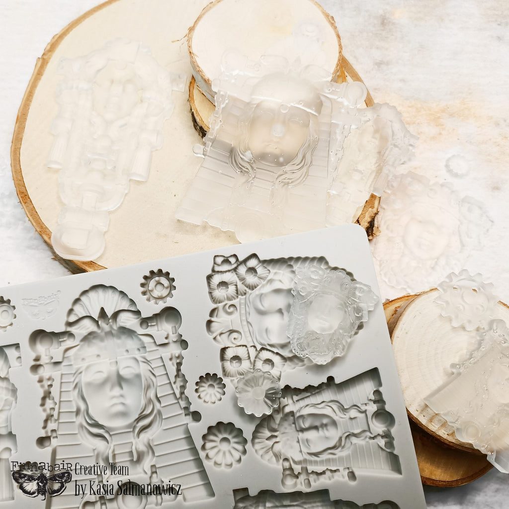 Queens of Steam - Resin Mould 5"x8" Redesign with Prima