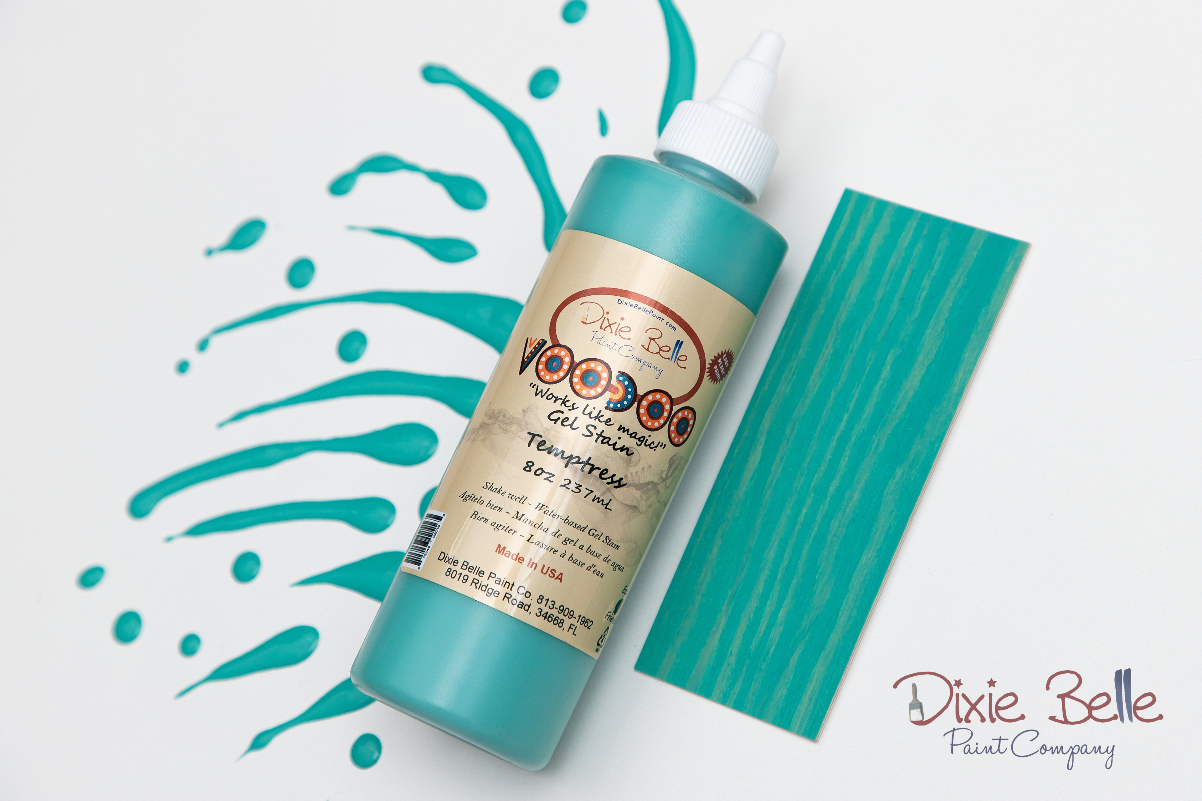 Voodoo Gel Stain - Dixie Belle Paint Company - waterbased stain - 8oz