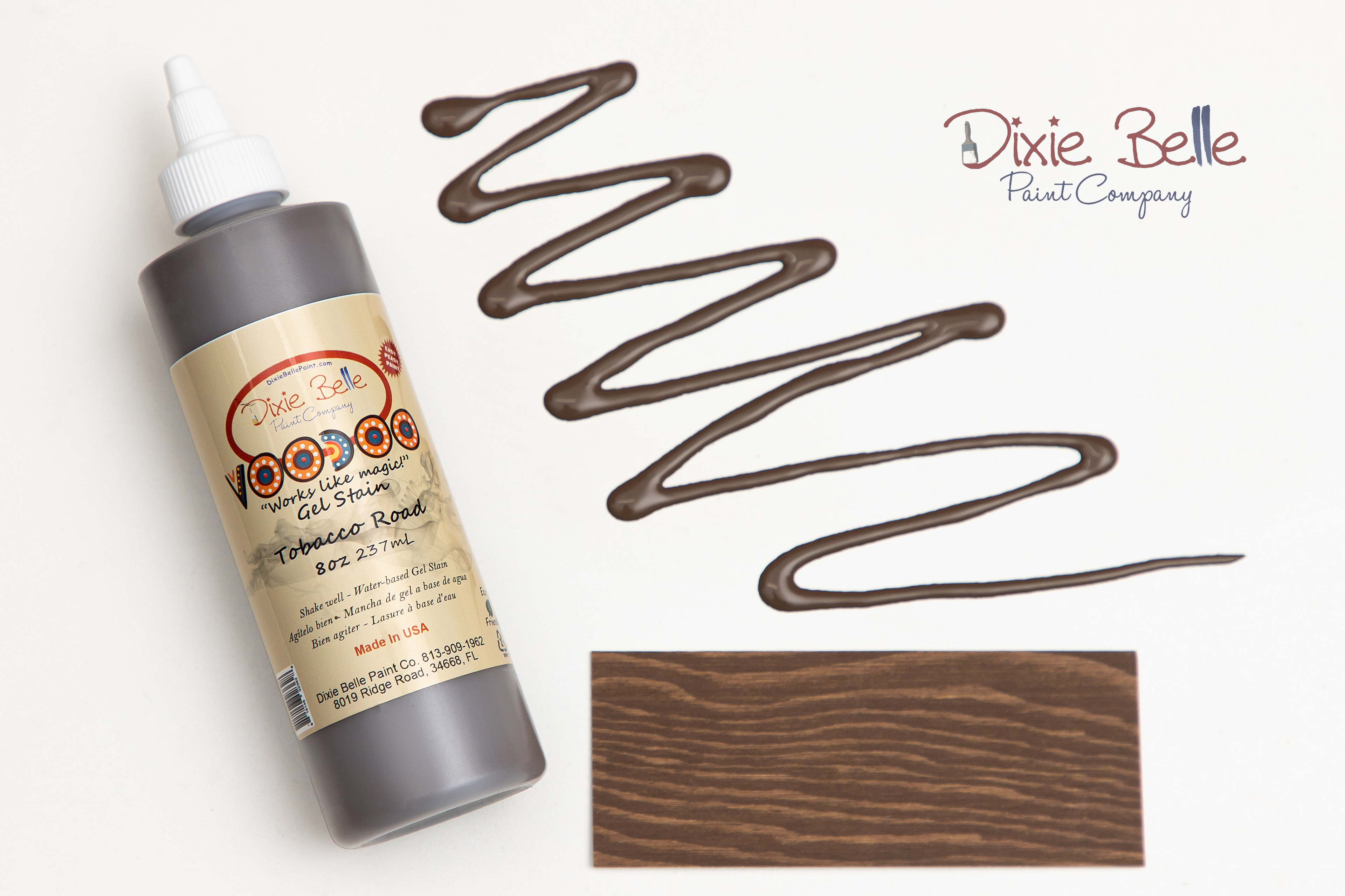 Voodoo Gel Stain - Dixie Belle Paint Company - waterbased stain - 8oz