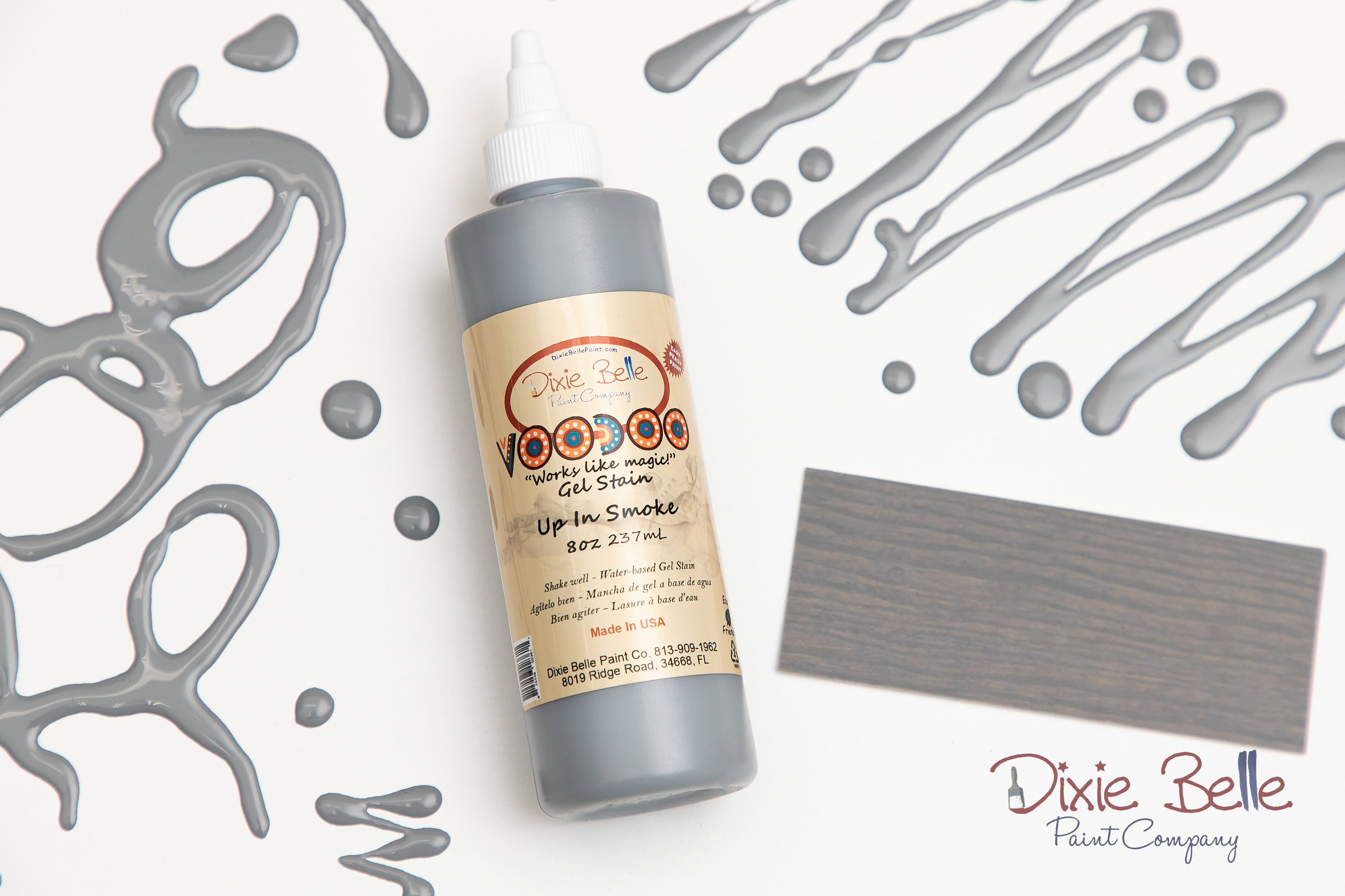 Voodoo Gel Stain - Dixie Belle Paint Company - waterbased stain - 8oz